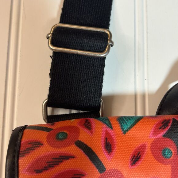 Fossil Bag Womens Multicolor Floral Crossbody Messenger Bag - Picture 9 of 16